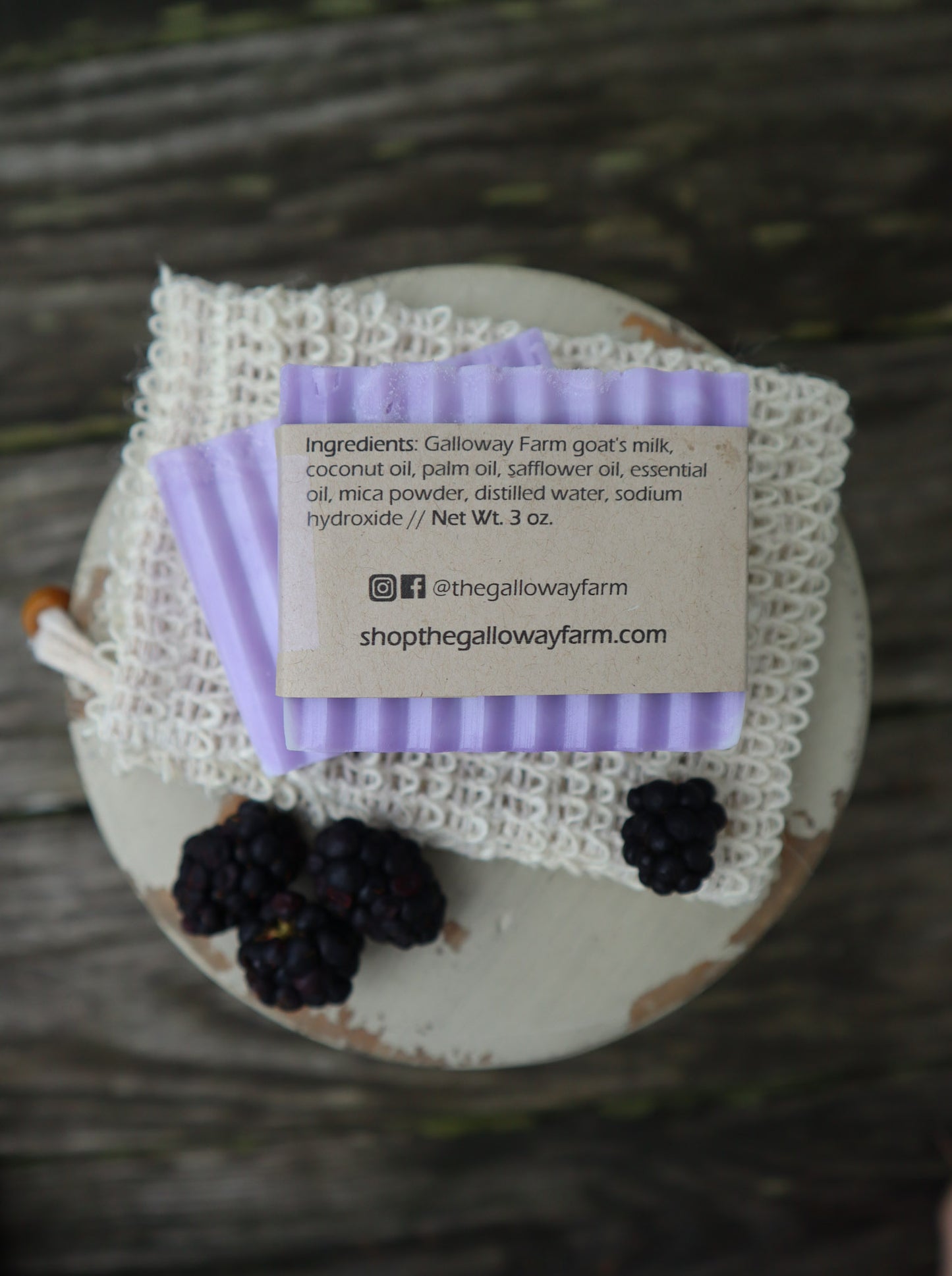 Blackberry Goat's Milk Soap