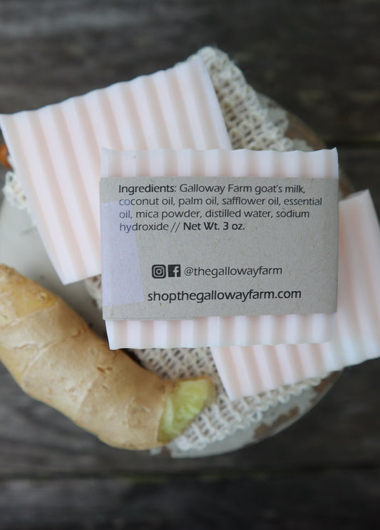 White Tea + Ginger Goat's Milk Soap