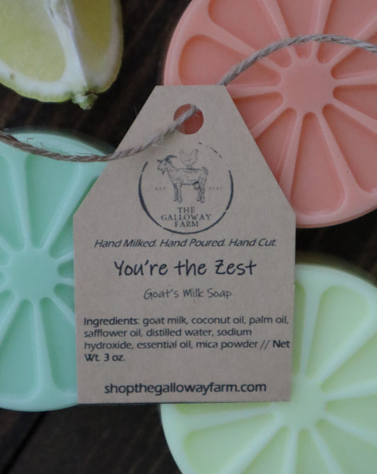 Citrus Goat's Milk Soap - You're the Zest!