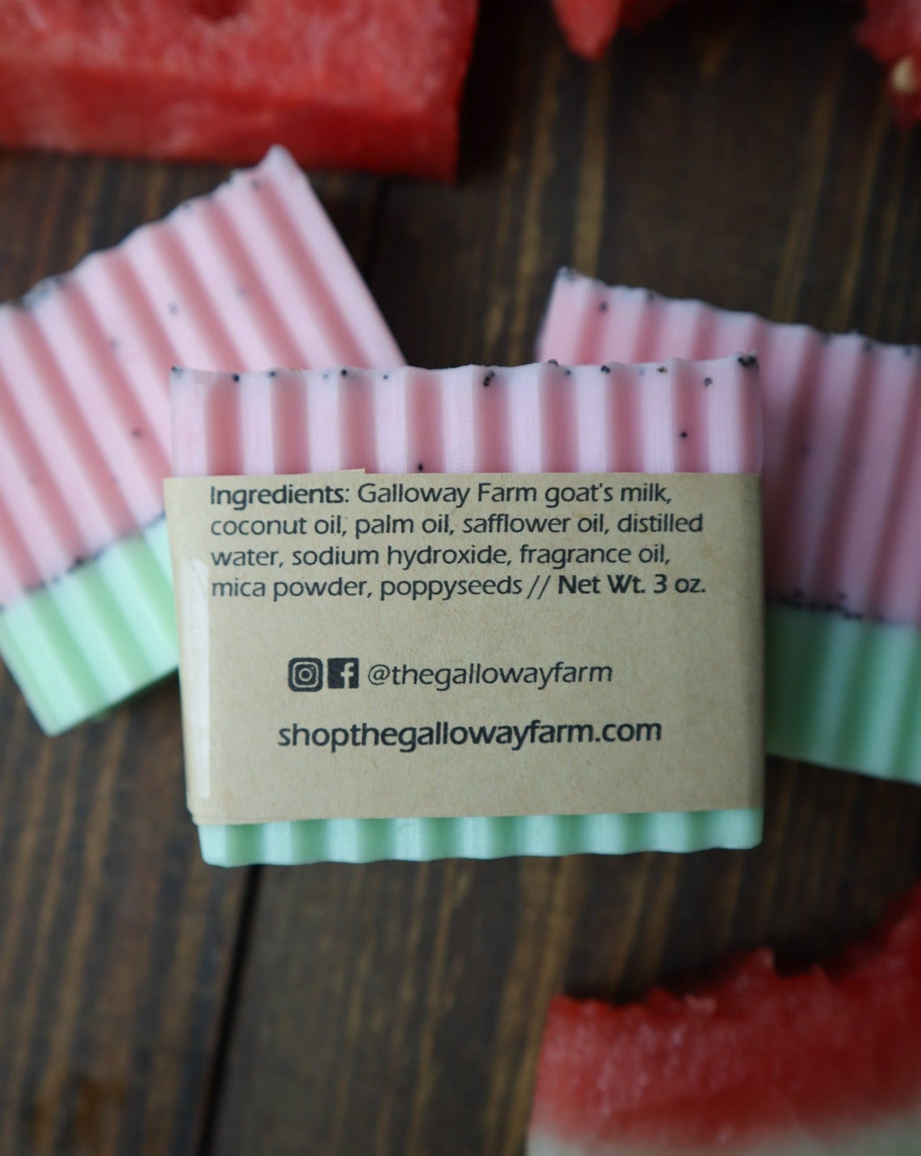 Watermelon Sugar Goat's Milk Soap