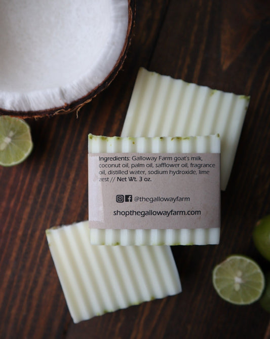 Coconut Lime Goat's Milk Soap