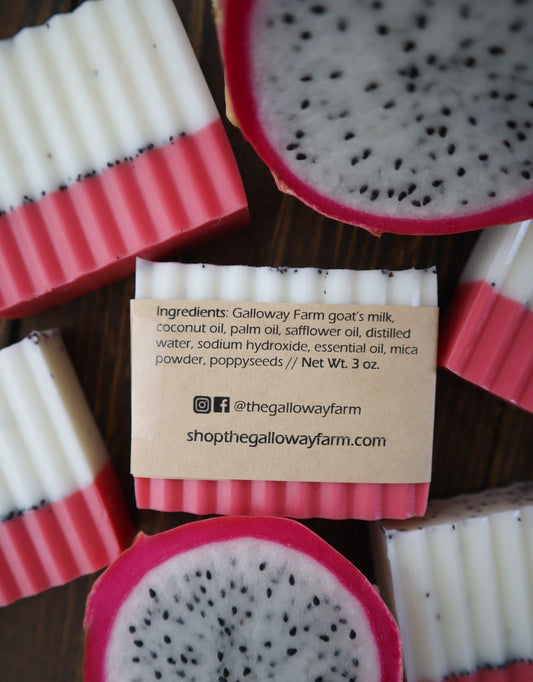 Dreamy Dragonfruit Goat's Milk Soap