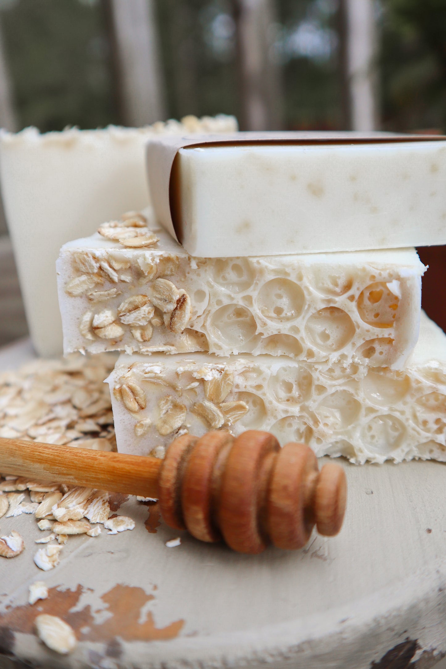 Honey + Oatmeal Goat's Milk Soap