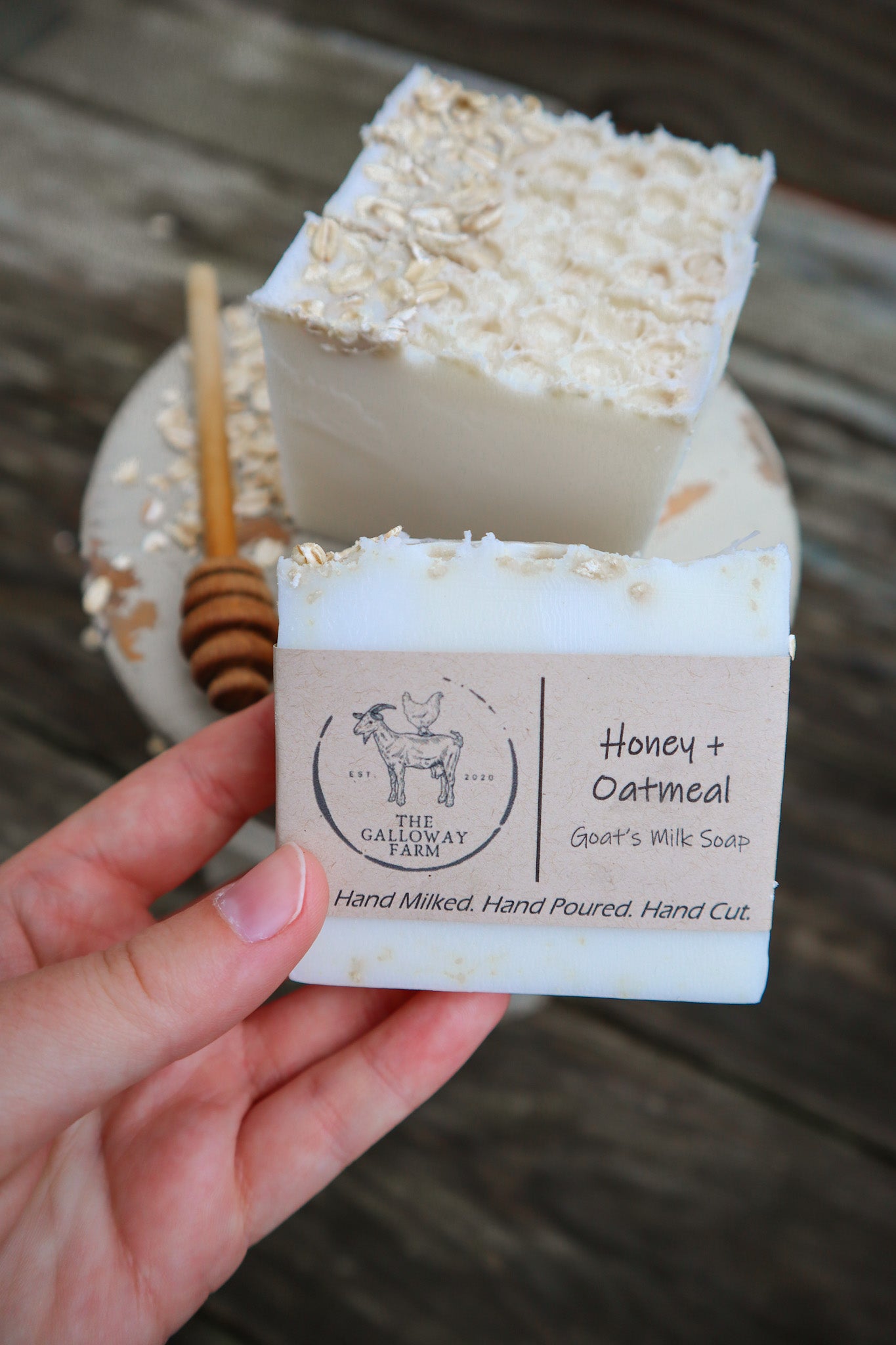 Honey + Oatmeal Goat's Milk Soap