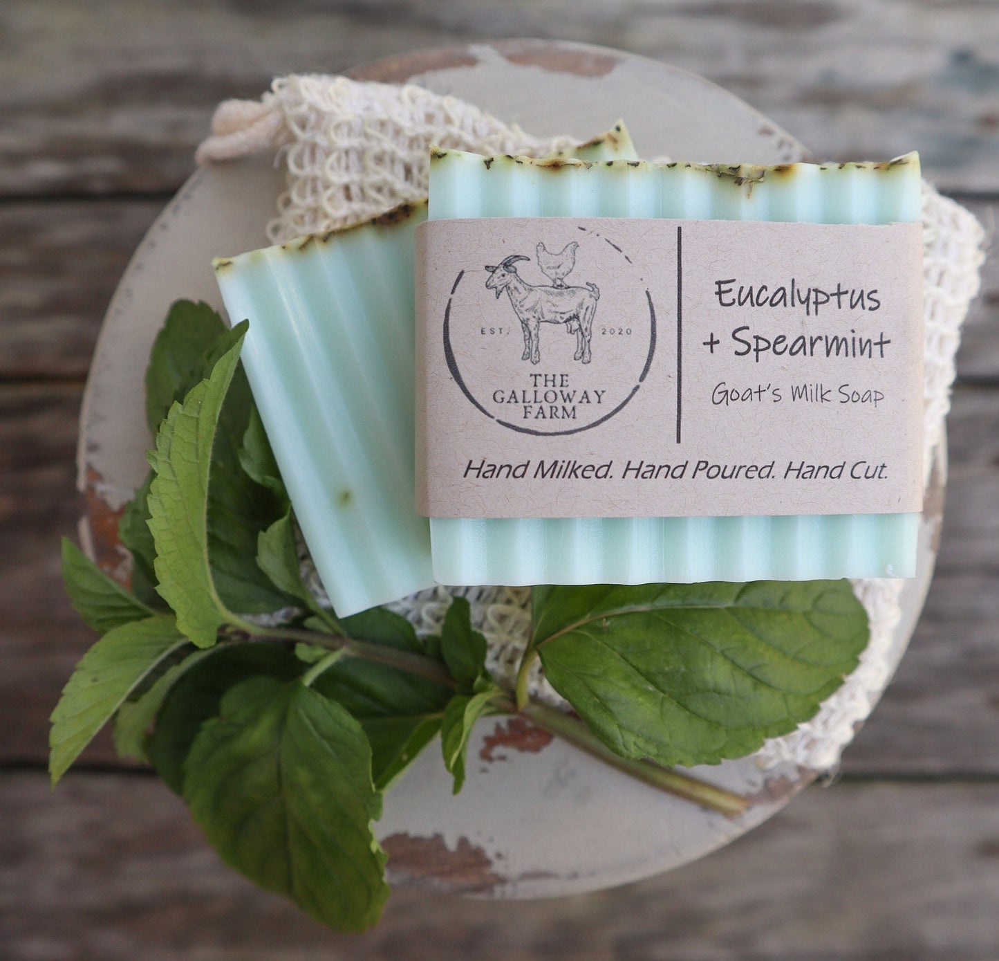 Eucalyptus + Spearmint Goat's Milk Soap