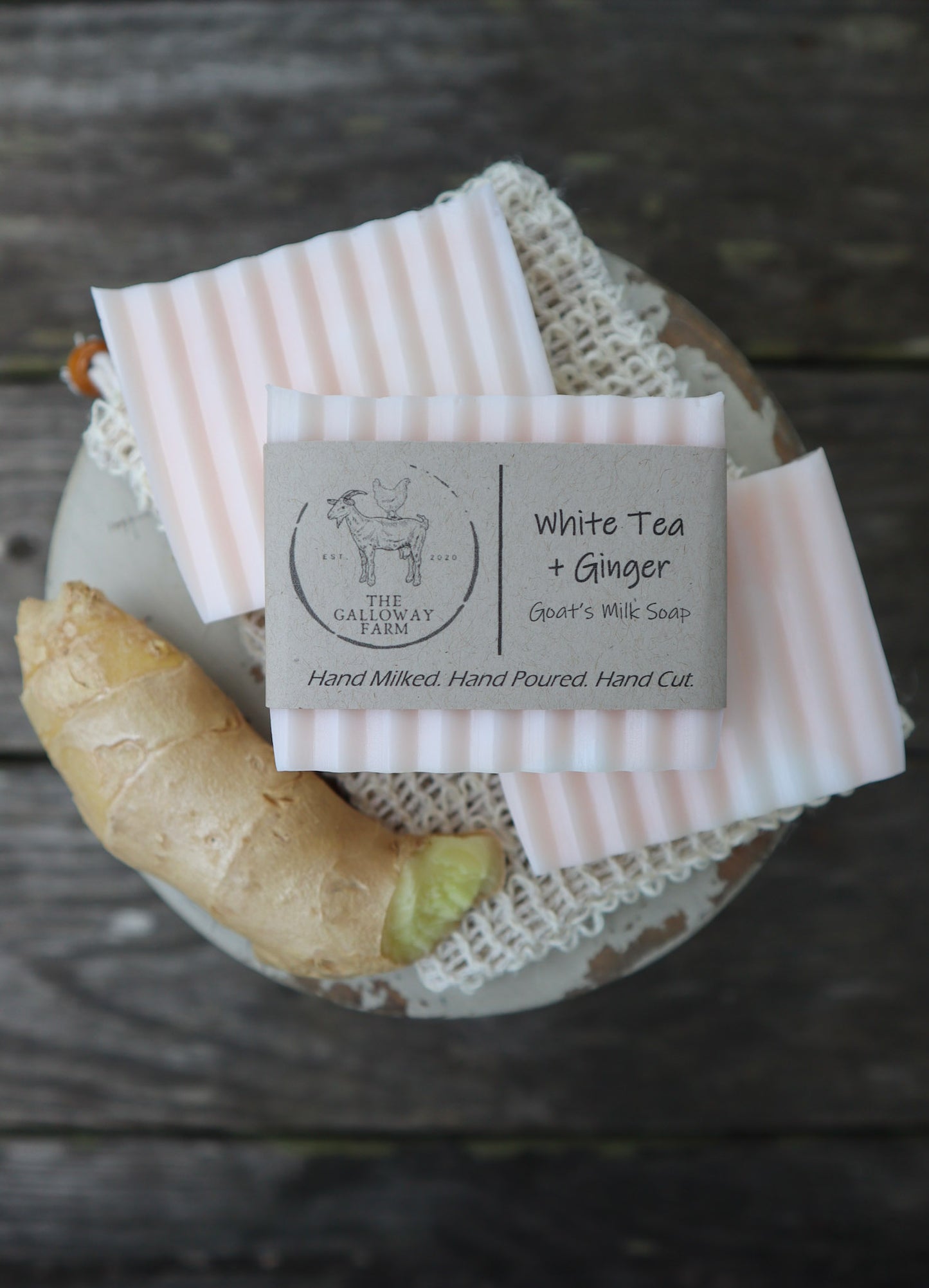 White Tea + Ginger Goat's Milk Soap