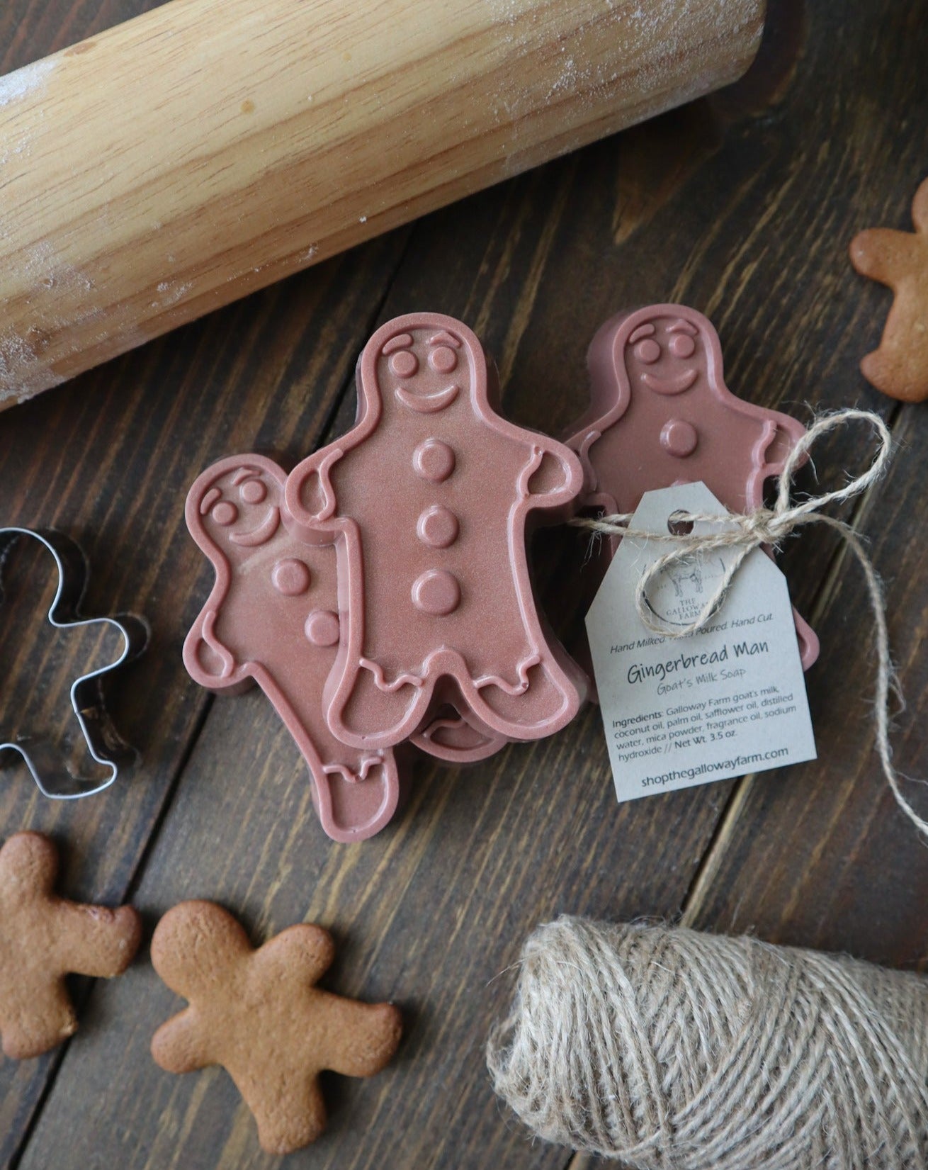 Gingerbread Man Goat's Milk Soap