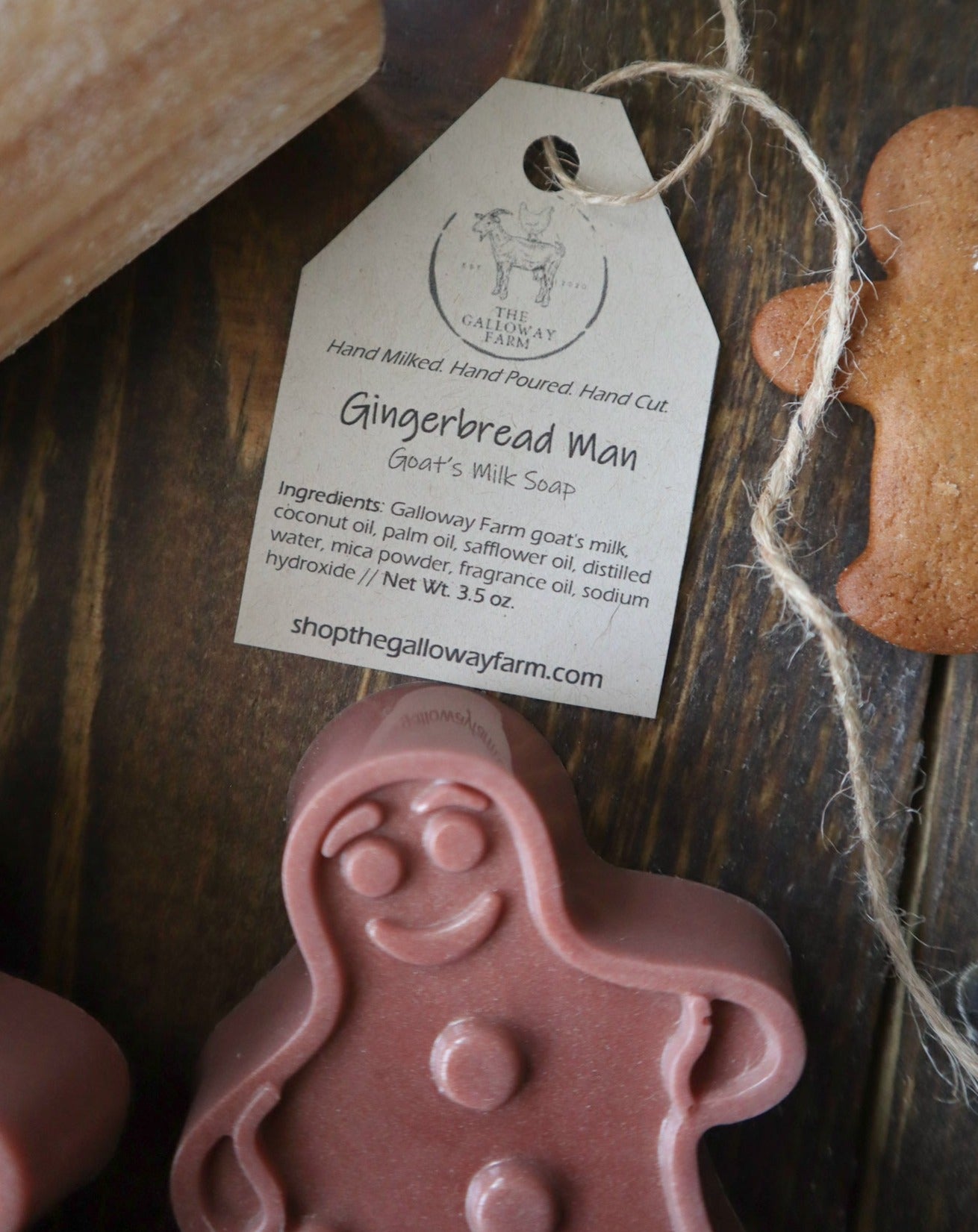 Gingerbread Man Goat's Milk Soap