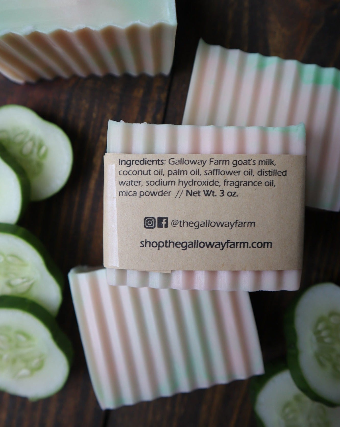 Cucumber Melon Goat's Milk Soap