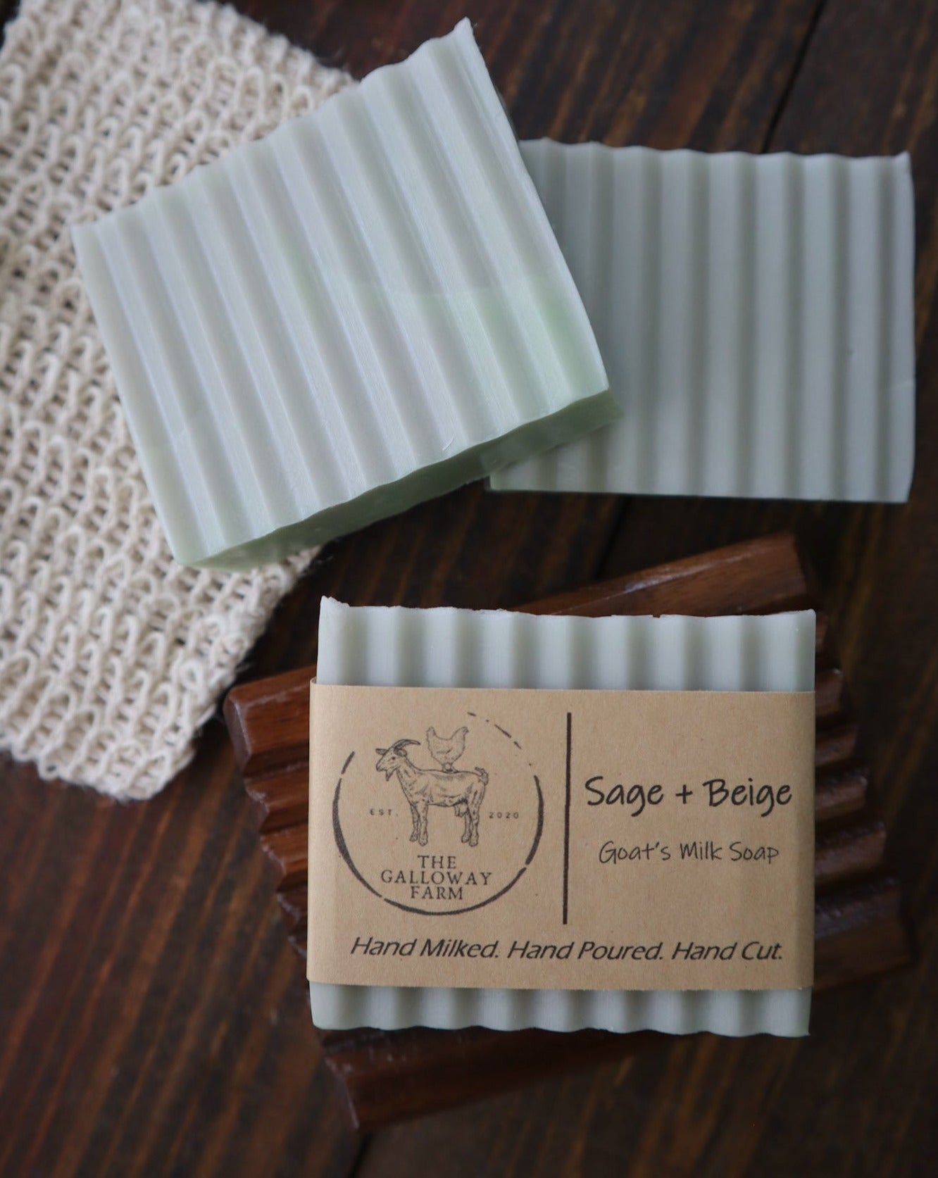 Sage + Beige Goat's Milk Soap