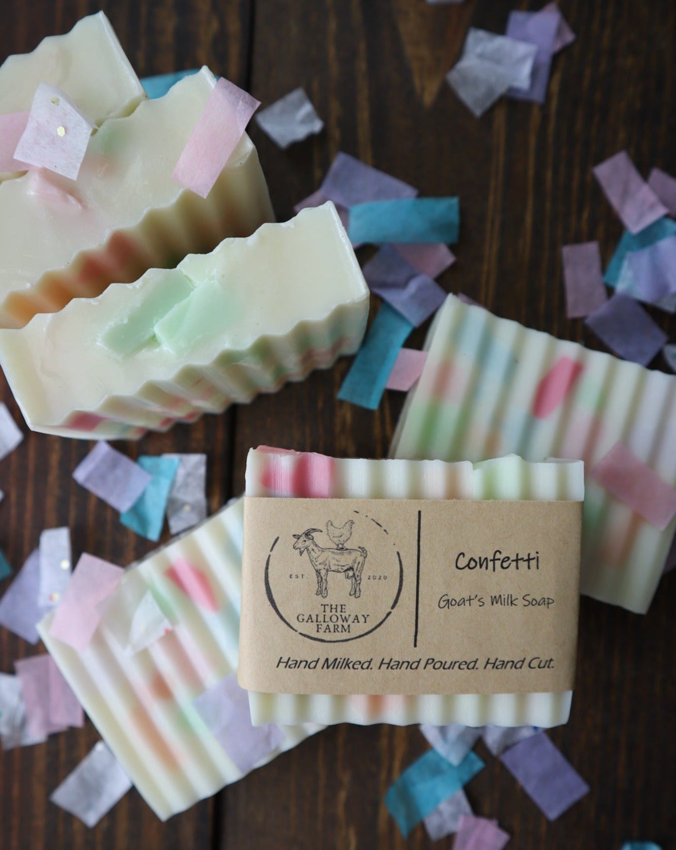 Confetti Soap Scraps Goat's Milk Soap