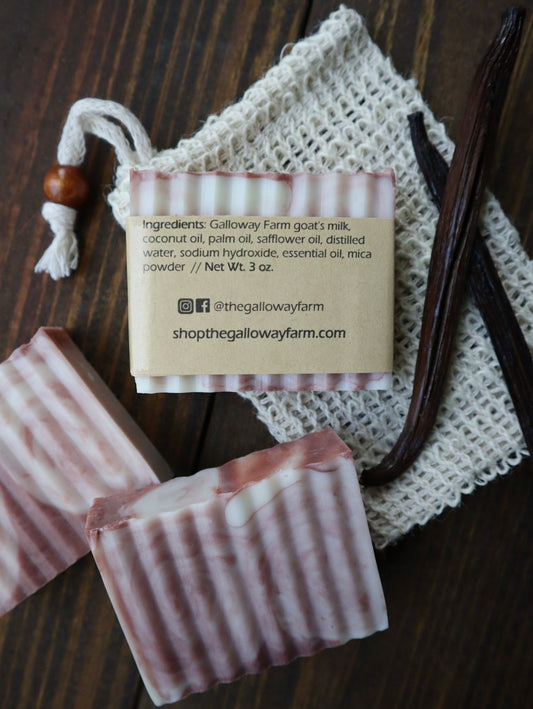 Vanilla + Sandalwood Goat's Milk Soap