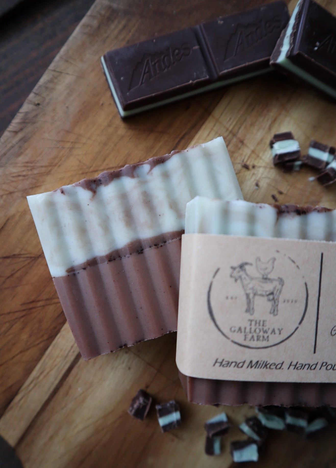 Chocolate Mint Goat's Milk Soap