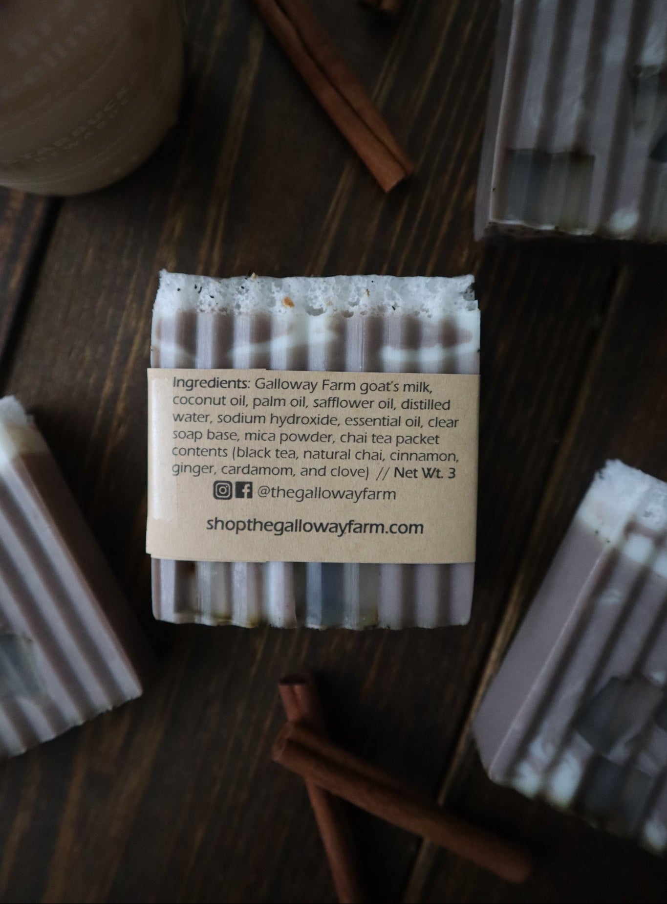Iced Chai Tea Latte Goat's Milk Soap