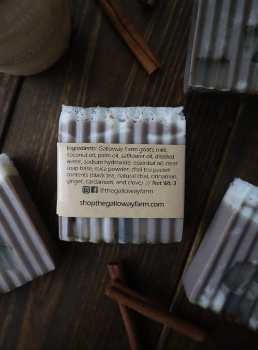Iced Chai Tea Latte Goat's Milk Soap
