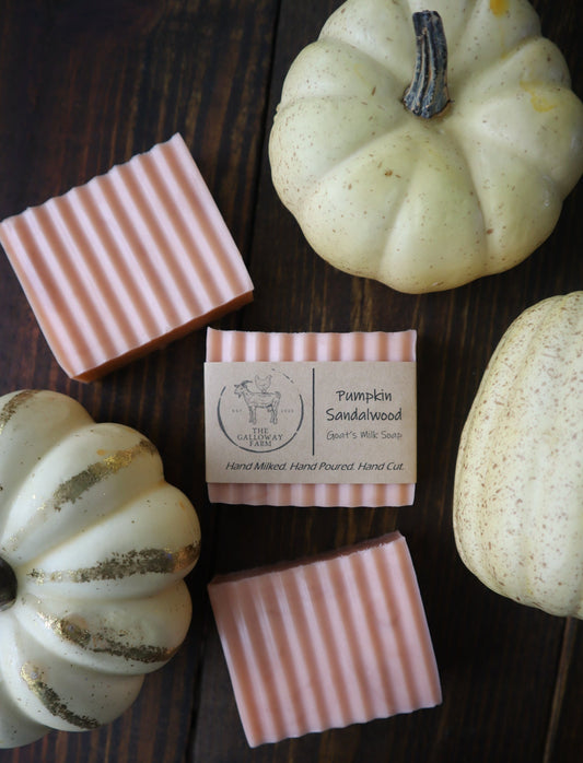 Pumpkin Sandalwood Goat's Milk Soap