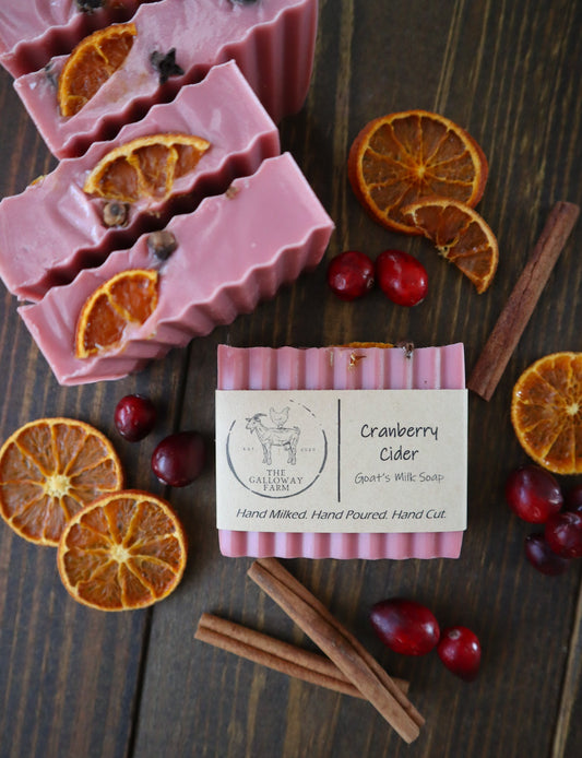 Cranberry Cider Goat's Milk Soap