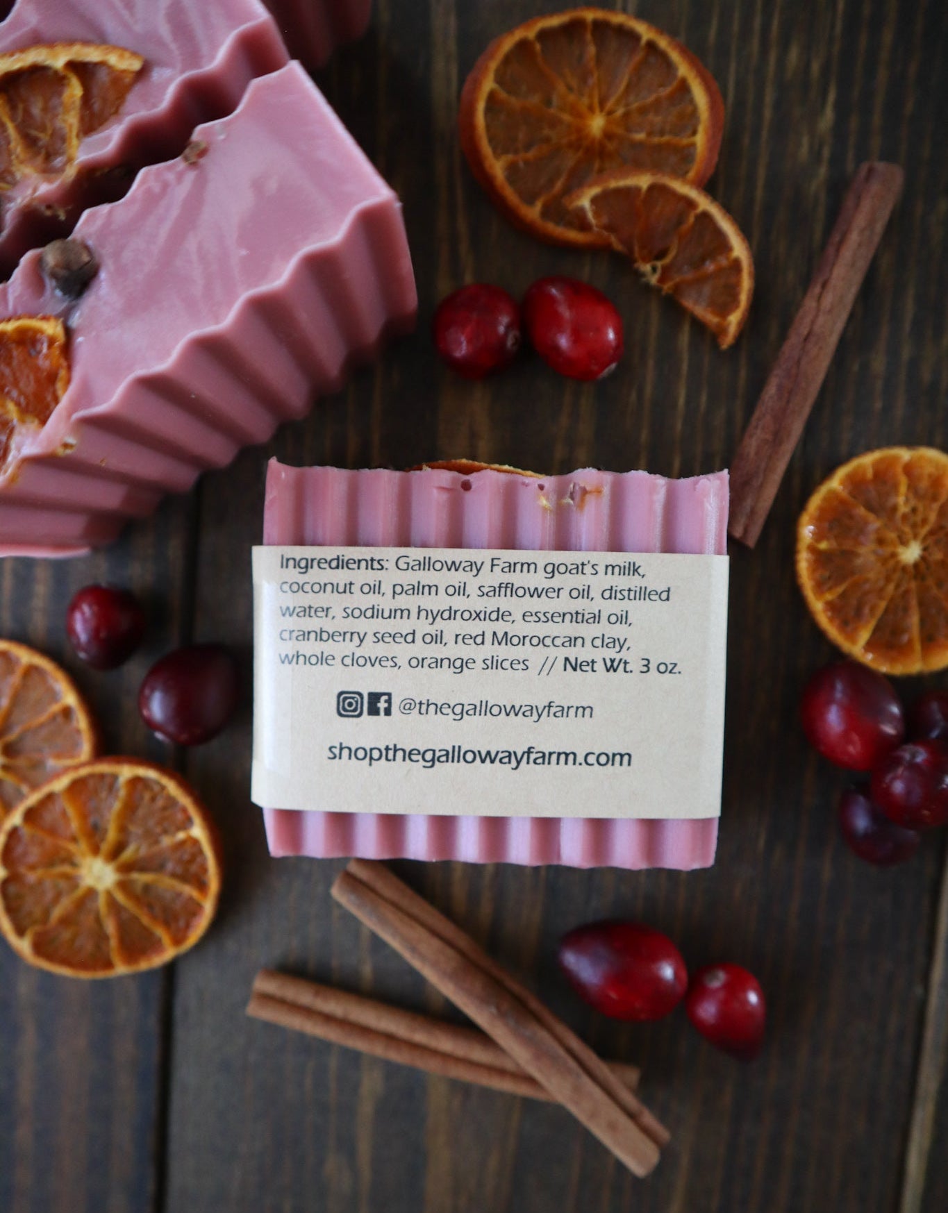 Cranberry Cider Goat's Milk Soap