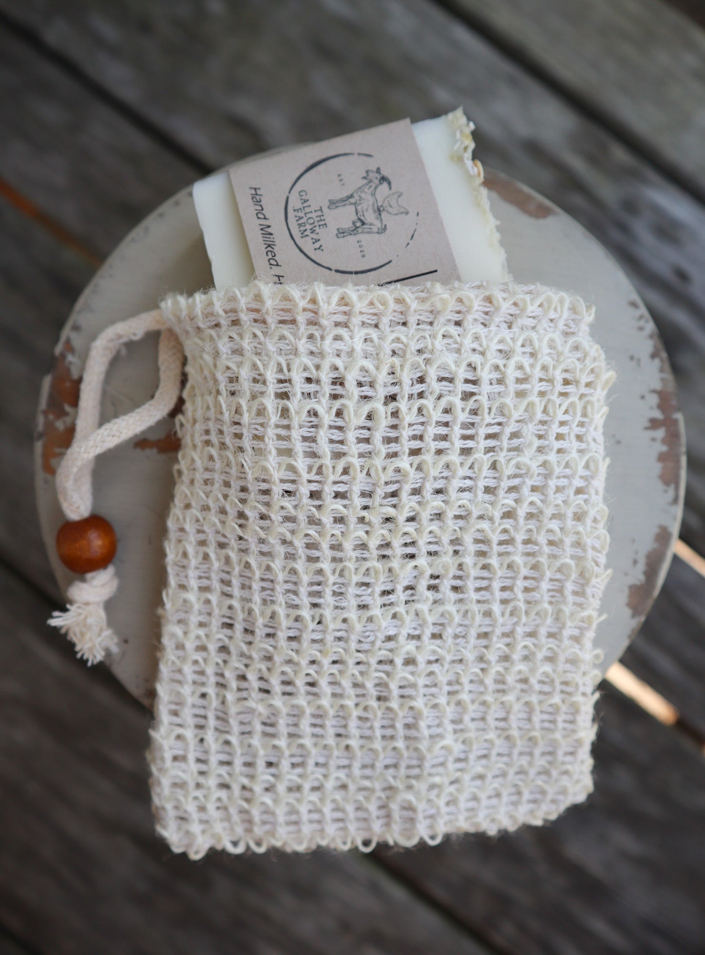 Natural Sisal Soap Saver Bag