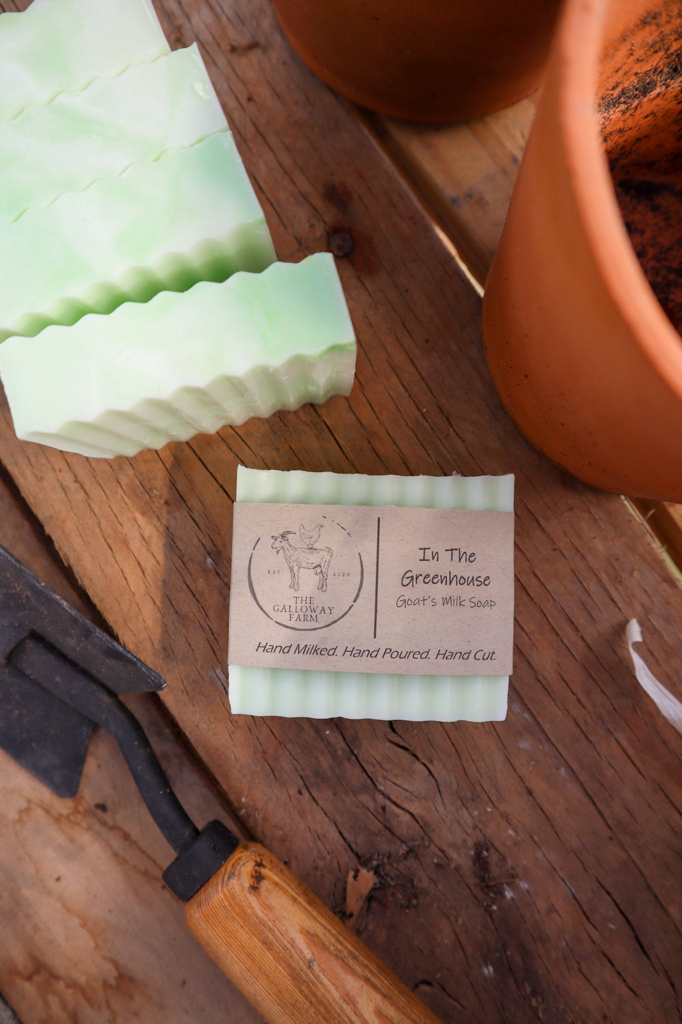 In The Greenhouse Goat's Milk Soap