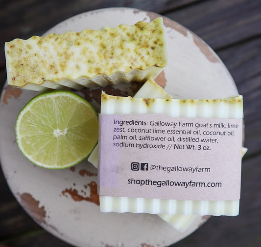 Coconut Lime Goat's Milk Soap