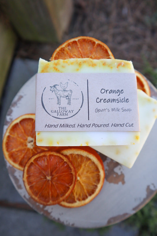 Orange Creamsicle Goat's Milk Soap